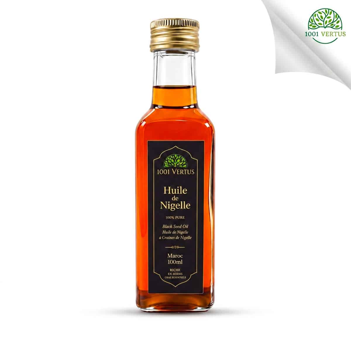 Óleo de cominho preto do Marrocos - Prensado a frio - 100 ml