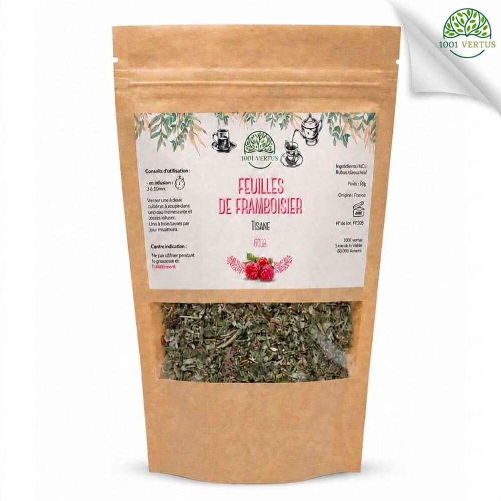 Tisane de feuilles de framboisier - Origine France - 50g