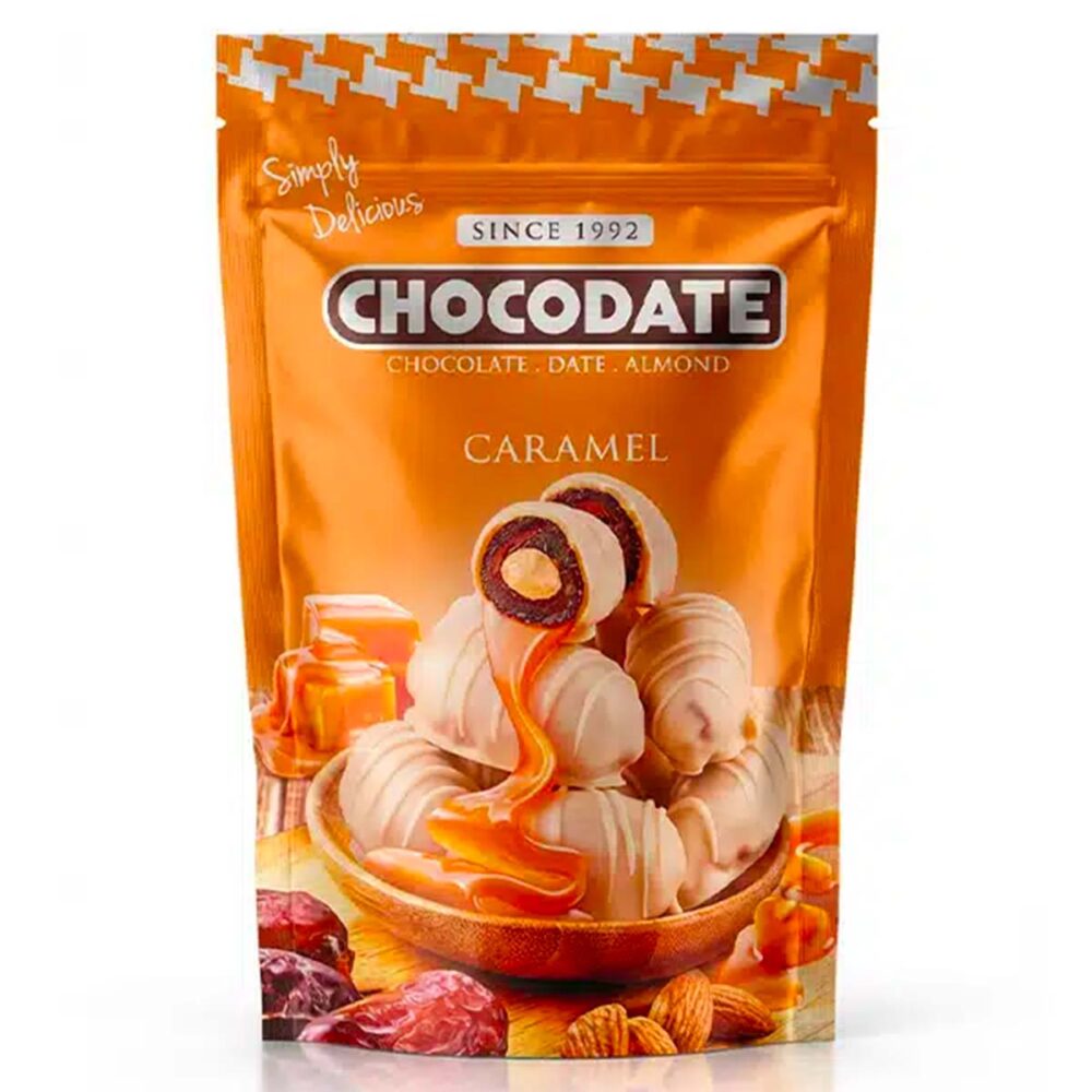 Dattes chocolat caramel amande