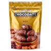 Dattes enrobées de chocolat au lait amande – Chocodate - 90g